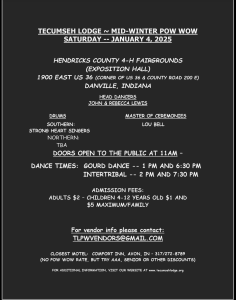 Mid-Winter Powwow 2025 flyer